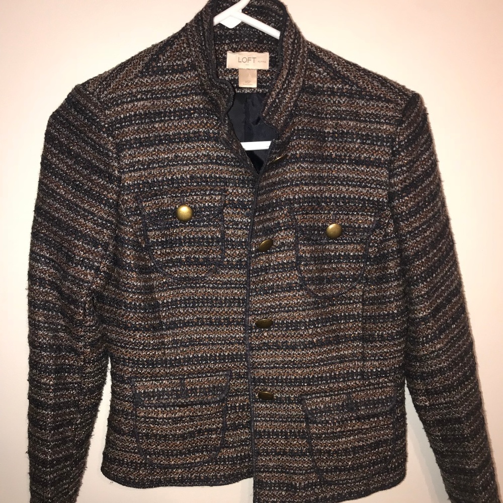 The Loft Tweed Blazer; Siz XS Petite - Picture 1 of 3
